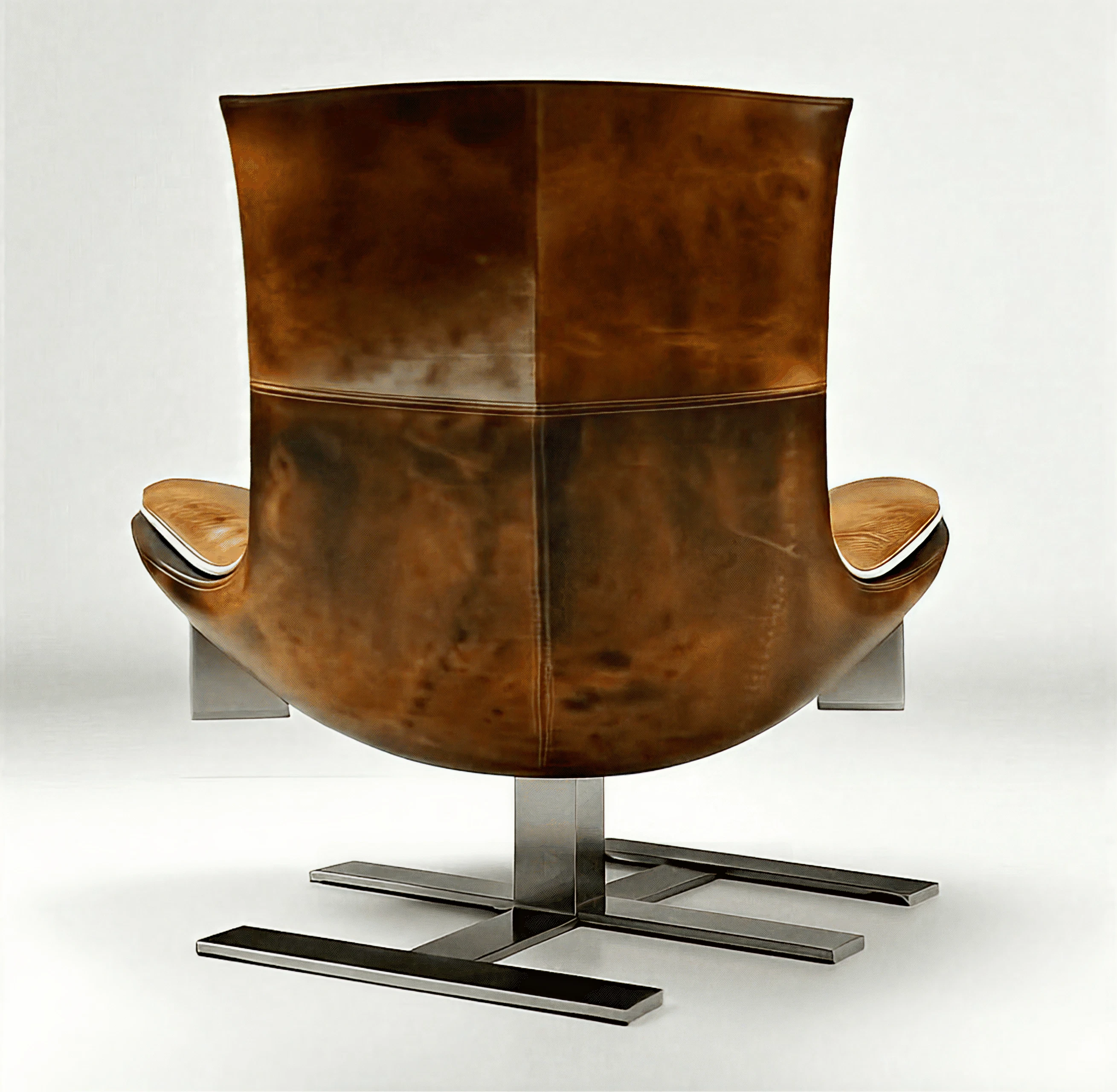 Woman gazing through two glasses of water