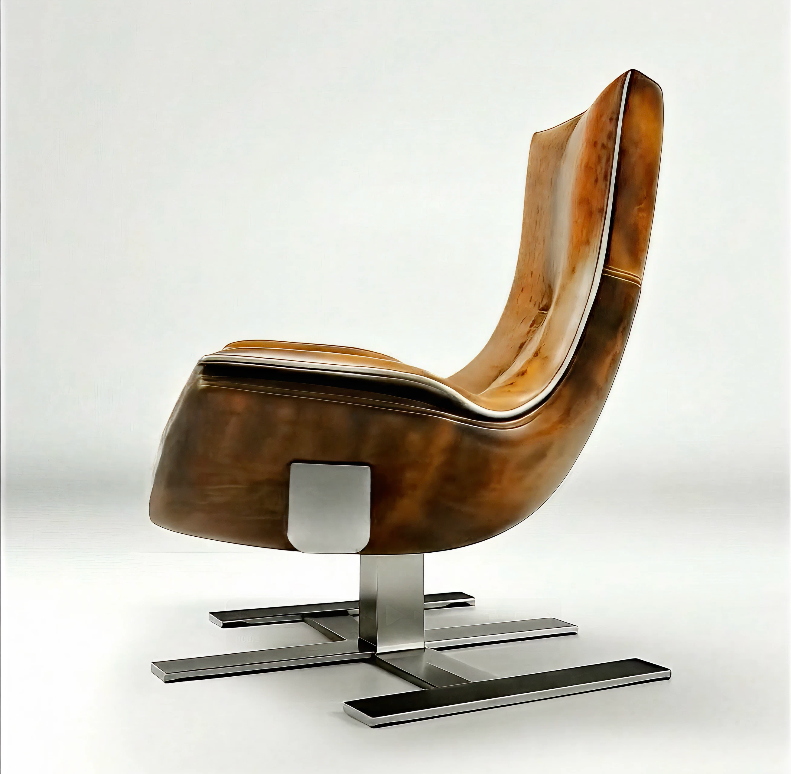 Woman gazing through two glasses of water