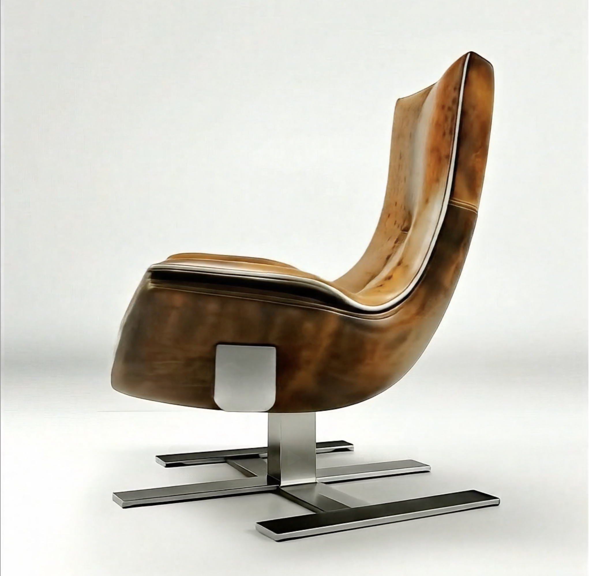 Woman gazing through two glasses of water